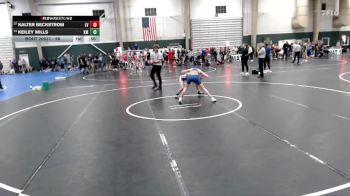 98 lbs Cons. Round 3 - Kalter Beckstrom, Logan View vs Keiley Mills, Kearney Matcats