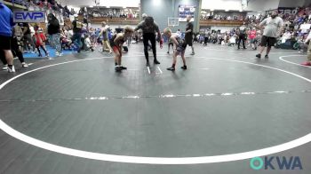 66 lbs Consi Of 8 #2 - Gunnar Coltharp, Harrah Little League Wrestling vs Wrightt Lindamood, Weatherford Youth Wrestling