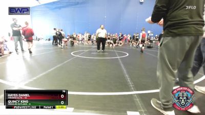 76 lbs Round 3 (4 Team) - Quincy King, Missouri Outlaws vs Hayes Daniel, Firebird Elite