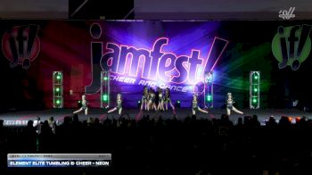 Element Elite Tumbling & Cheer - Neon [2025 L1.1 Youth - PREP Day 1] 2025 JAMfest Lexington Classic