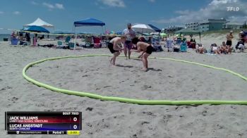 116-123 lbs Round 3 - Jack Williams, Laney High School Wrestling vs Lucas Angstadt, North Carolina
