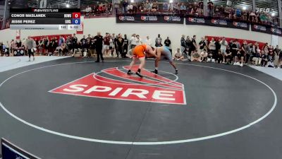92 kg Quarters - Conor Maslanek, Buies Creek Wrestling Club vs Jesse Perez, Life U Club Lucha Wrestling