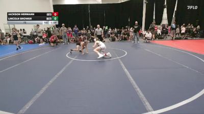 72 lbs Round 3 (6 Team) - Lincoln Brower, Mat Assassins Black vs Jackson Hermann, The Untouchables