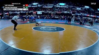 G - 115 lbs Champ. Round 2 - Ady Hoiland, Anaconda Girls vs Taylee Troutman, Billings Skyview Girls