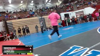 126 lbs Cons. Round 2 - Camron Sell, Lafayette Harrison vs Kingston Ricci, Lapel High School