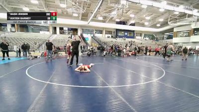 144 lbs 1st Place Match - Nash Jensen, Delta Wrestling Club vs Kixten Barney, Uintah Wrestling