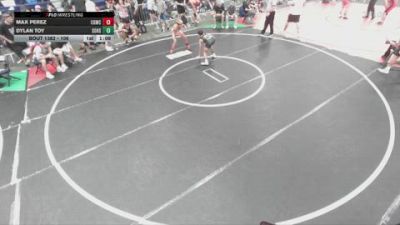 106 lbs Quarterfinal - Max Perez, Cal Grapplers Wrestling Club vs Dylan Toy, LAWC