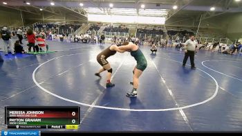 170 lbs Cons. Semi - Payton Graham, Snow Canyon vs Merissa Johnson, Davis Wrestling Club