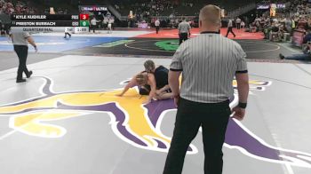 Quarterfinal - Kyle Kuehler, Pierce vs Preston Burbach, Central City