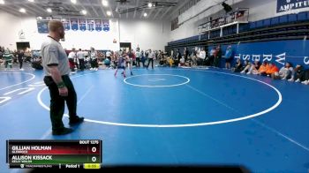 120 lbs 3rd Place Match - Gillian Holman, Glenrock vs Allison Kissack, Kelly Walsh