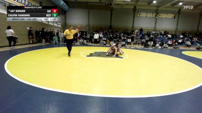 193 lbs Round Of 32 - Jay Singer, Faith Christian (PA) vs Calvin Harding, Westlake (UT)