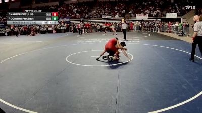 D 2 150 lbs Quarterfinal - Karter Deculus, Teurlings Catholic vs Connor Frasier, Archbishop Hannan