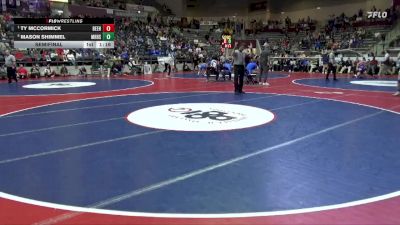 5A 138 lbs Semifinal - Ty Mccormick, Beebe vs Mason Shimmel, Mountain Home