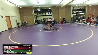 170lbs Cons. Round 4 - Brooke Scramlin, North Beach (Girls) vs Jet Smith, North Creek (Girls)