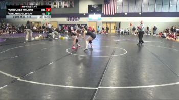 140 lbs Semifinal - Evelyn Eggleston, Iowa City Liberty vs Caroline Pohlman, Linn-Mar