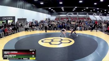 90 lbs Round 3 (8 Team) - Brody Compau, POWA vs Evan Restivo, Mat Assassins