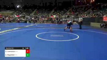 100 lbs Prelims - Drayke Lawrence, Bixby Youth WC vs Axel Rogotzke, Pinnacle