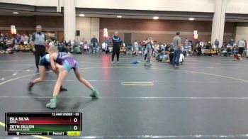 95 lbs 1st Place Match - Isla Silva, SHWA vs Zeyn Dillon, Panda Alliance