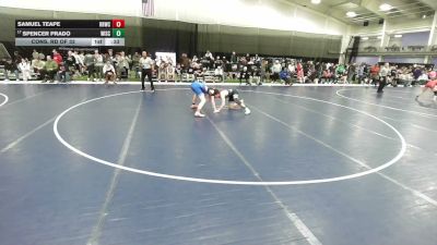 144 lbs Cons. Rd Of 32 - Samuel Teape, Red Ryder Wrestling Club vs Spencer Prado, Wisconsin