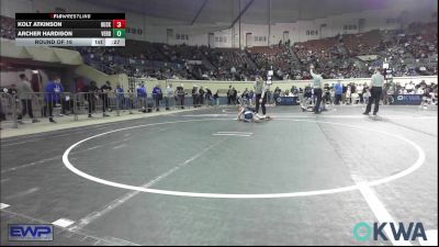 61 lbs Round Of 16 - Kolt Atkinson, Husky WC vs Archer Hardison, Verdigris Youth Wrestling