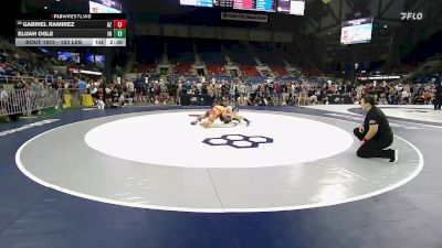 120 lbs Cons. Rd Of 64 - Hunter Jauregui, CA vs Tanner Stone, IL