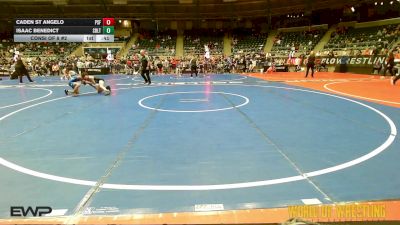 77 lbs Consi Of 8 #2 - Caden St Angelo, PSF Wrestling Academy vs Isaac Benedict, Sebolt Wrestling Academy