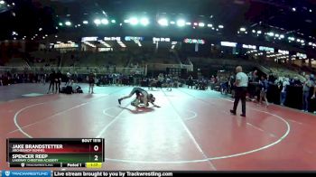 126 lbs Champ. Round 3 - Jake Brandstetter, Archbishop Rummel vs Spencer Reep, Lakeway Christian Academy