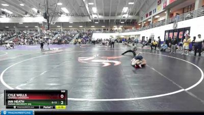 149 lbs Cons. Round 2 - Cyle Wells, Lourdes University vs Ian Heath, Marian University (IN)