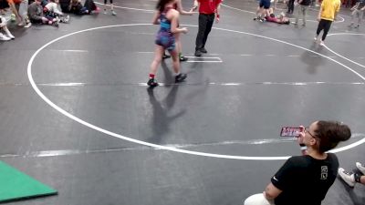 130 lbs Champ. Round 3 - Breonna Apodaca, Idaho Gold Wrestling Club vs Olivia Davis, Idaho Gold Wrestling Club