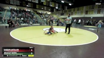 77/83 Round 1 - Kaedon Antillon, Fallbrook Wrestling Club vs Bradley Bates, Ramona Dawg Pound Wrestling Cl