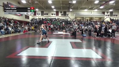 138 lbs Cons. Round 3 - Atley Coyle, Xavier, Cedar Rapids vs Gracen Lust, PCM, Monroe