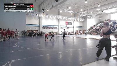 138 lbs Quarters & 1st Wb (16 Team) - Kaden Beatty, Brookwood vs Max Landry, North Paulding