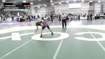 5 - 120 lbs Champ. Round 1 - Jayden Rivera, Potomac Falls vs Jaiden Thompson, Clover Hill