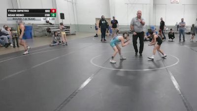 56 lbs Round 7 (8 Team) - Noah Reino, CTWHALE Blue vs Tyson DiPietro, Neighborhood Wrestling