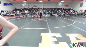 40 lbs Quarterfinal - Jase Tyson, Verdigris Youth Wrestling vs Krew Stevens, Hilldale Youth Wrestling Club