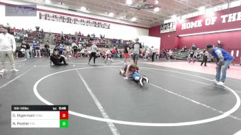 100-110 lbs Rr Rnd 3 - Draken Stgermain, Ponca City Wildcat Wrestling vs Noah Postier, Chandler Takedown Club