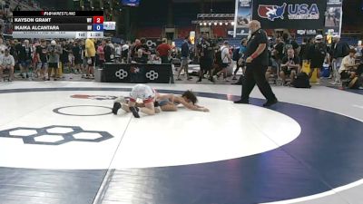 120 lbs Champ. Rd Of 128 - Kayson Grant, Wyoming vs Ikaika Alcantara, Nevada