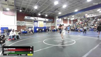 126 lbs Cons. Round 7 - Andrew Diaz, Hesperia vs Alex Newman, Servite