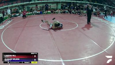 101 lbs Cross Bracket (8 Team) - Landon Hill, Alaska 1 vs Gunnar Wilson, Oregon