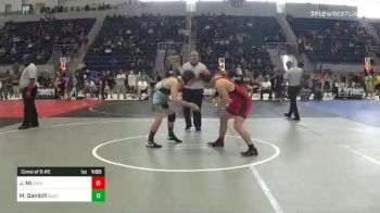 170 lbs Consi Of 8 #2 - Junpeng Mi, Grindhouse Wrestling Club vs Mason Gambill, Edge Wrestling