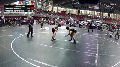 102 lbs Cons. Round 2 - Cristian Soto-Young, Gering Wrestling Club vs Braddock Unger, Lincoln Squires Wrestling Club