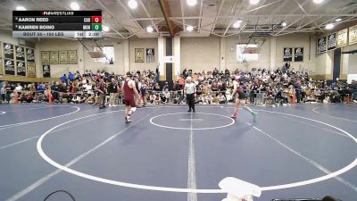 150 lbs Round Of 16 - Aaron Reed, Carver vs Kamren Boino, Monument Mountain