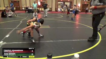56 lbs Finals (8 Team) - Timothy Johanneman, Revival White vs Evan Bender, Armory WA Black