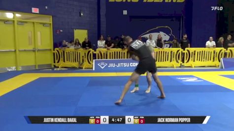 Jack Norman Popper vs Justin Kendall Bakal 2025 Pan IBJJF Jiu-Jitsu No-Gi Championship
