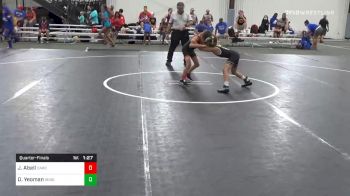 58 lbs Quarterfinal - Jackson Abell, Oakdale vs Damien Yeoman, Sebolt