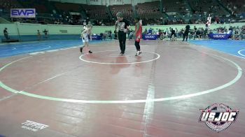 64 lbs Semifinal - Lamario Ramsey, Del City Little League vs Bowen Leavitt, Ponca City Wildcat Wrestling