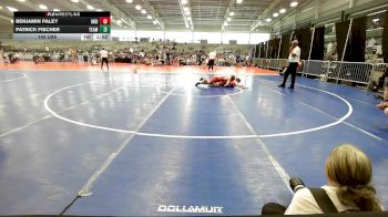 142 lbs Rr Rnd 3 - Benjamin Paley, Indiana Outlaws Maroon vs Patrick Fischer, Team Germantown