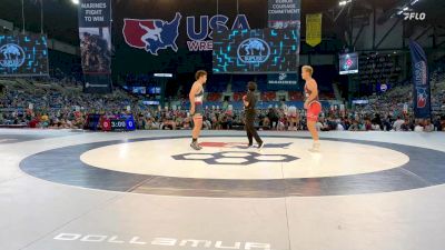 215 lbs Champ. Rd Of 32 - Hank Meyer, MN vs Leimana Fager, UT