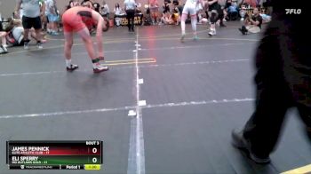 110 lbs Quarterfinals (8 Team) - Eli Sperry, MO Outlaws Gold vs James Pennick, Elite Athletic Club