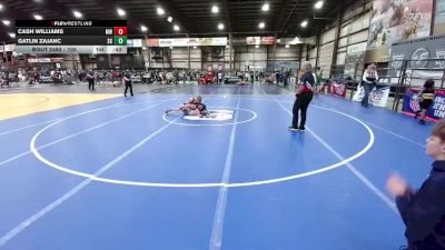 105 lbs Cons. Round 3 - Cash Williams, MATPAC Wrestling vs Gatlin Zajanc, Stillwater Gladiators